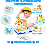 237 Piece STEM Construction Toy Set with Electric Drill – DIY Building Blocks Educational Toy for Kids