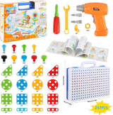 237 Piece STEM Construction Toy Set with Electric Drill – DIY Building Blocks Educational Toy for Kids