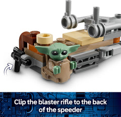 LEGO Star Wars Mandalorian & Grogu Speeder Bike Set 75436