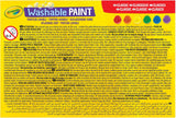 Crayola Washable Kids Project Paint Set – 6 Bright Colours (2oz Bottles) Non-Toxic Art & Craft Paints