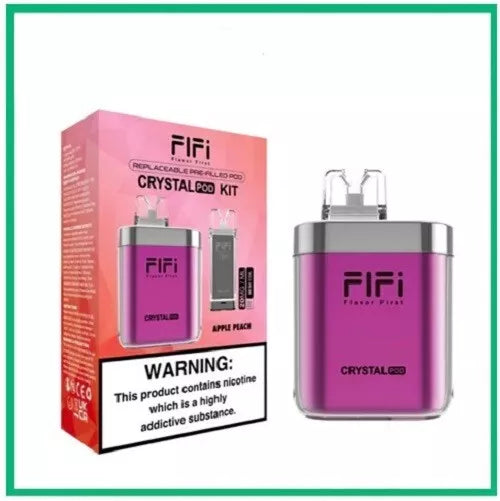 🔋 FLFI Crystal Pro 600 Puff Vape – Rechargeable Pod Device | 500mAh Battery 💨