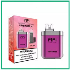 🔋 FLFI Crystal Pro 600 Puff Vape – Rechargeable Pod Device | 500mAh Battery 💨