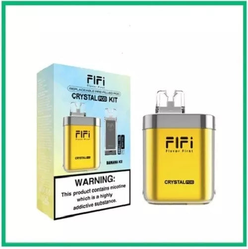 🔋 FLFI Crystal Pro 600 Puff Vape – Rechargeable Pod Device | 500mAh Battery 💨