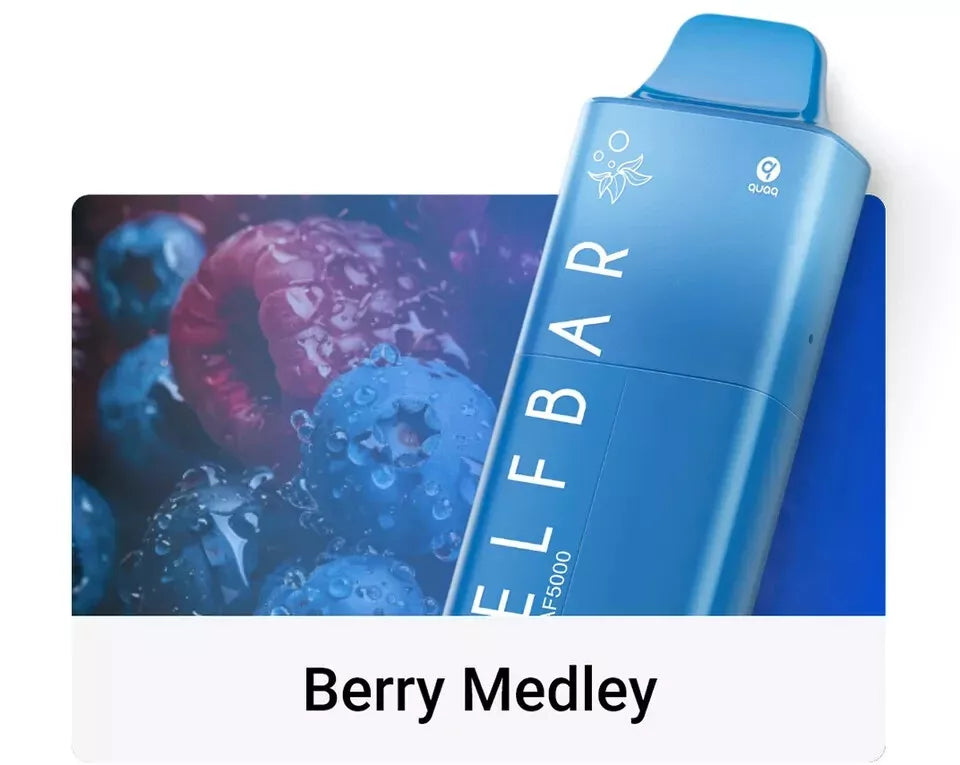 🌬️ Elf Bar AF5000 Disposable Vape – 5000 Puffs | Rechargeable | 20mg Nic Salt | Pack of 5 | UK Legal Stock 🔞