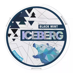 10x iCEBERG Nicopods Nicotine Pouches 22Flavours 13.8 mg Medium SNUS Pot Pack 20