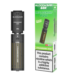 Bloody Bar 60K replacement pod with packaging on a white background