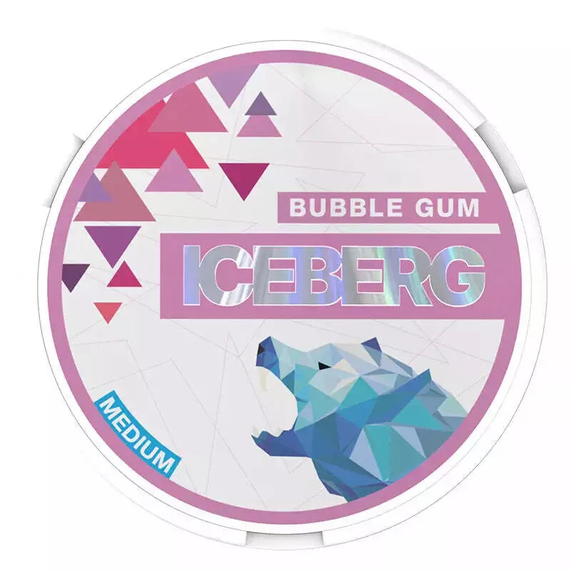 10x iCEBERG Nicopods Nicotine Pouches 22Flavours 13.8 mg Medium SNUS Pot Pack 20
