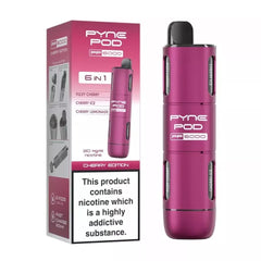 🔥 Pyne Pod 6-in-1 PP6000 Disposable Vape – 20mg Nic Salt | 6000 Puffs | UK Stock 🇬🇧