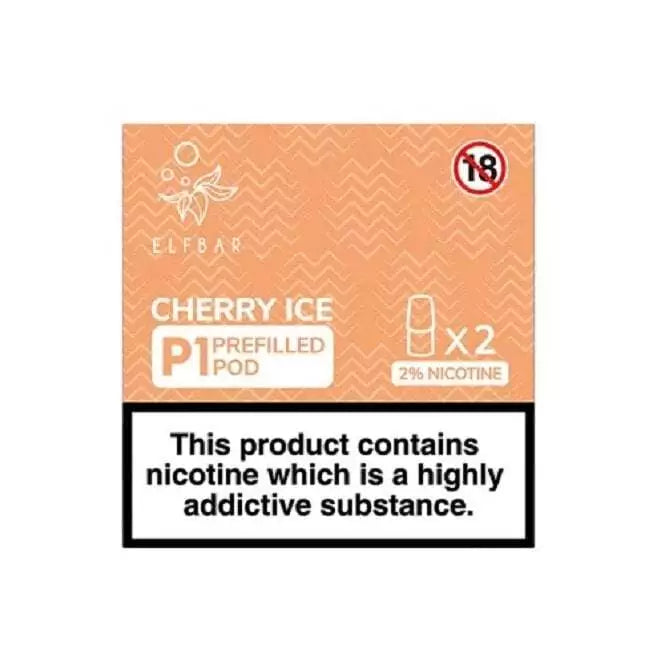 2x 100% Genuine Elf Bar Mate 500 P1 Pre-Filled Pods | 2% Nic Salt Vape E-Liquid | UK Seller
