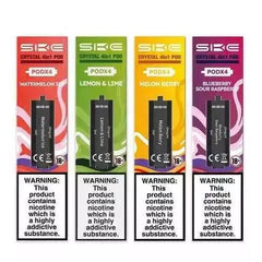 💎 CRYSTAL 4-in-1 PODS Prefilled Vape – 2400 Puffs (4x Pods) – 20mg Nic Salt 🔥 TPD-Compliant • 2ml Per Pod • 4 Flavours in 1 Device • Fast UK Dispatch 🔞