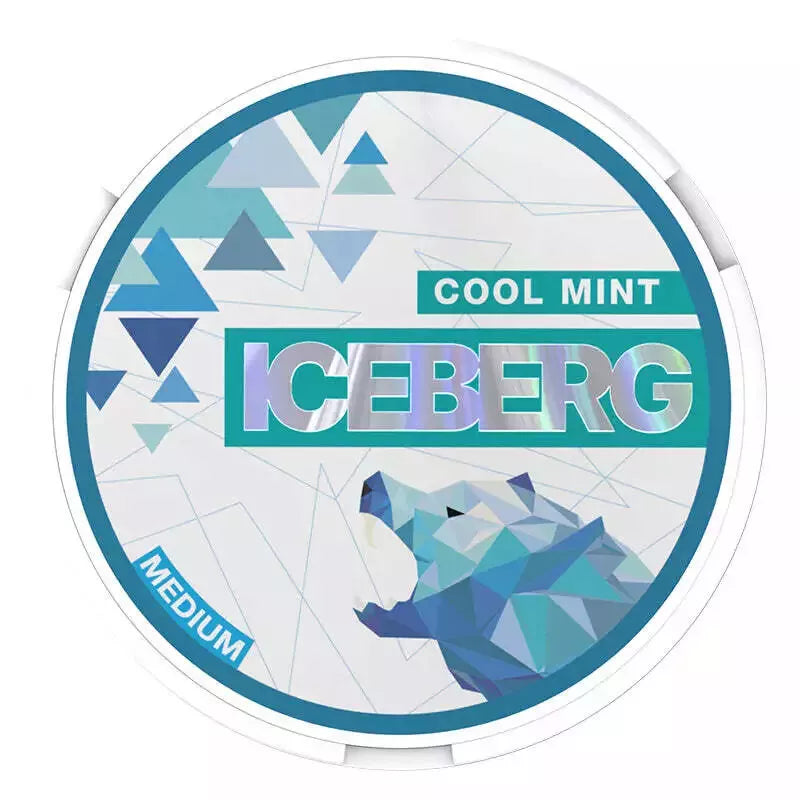 10x iCEBERG Nicopods Nicotine Pouches 22Flavours 13.8 mg Medium SNUS Pot Pack 20
