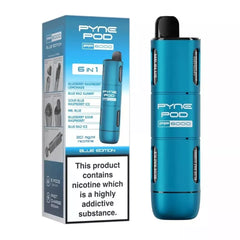 🔥 Pyne Pod 6-in-1 PP6000 Disposable Vape – 20mg Nic Salt | 6000 Puffs | UK Stock 🇬🇧