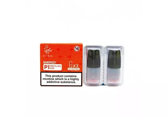 2x 100% Genuine Elf Bar Mate 500 P1 Pre-Filled Pods | 2% Nic Salt Vape E-Liquid | UK Seller
