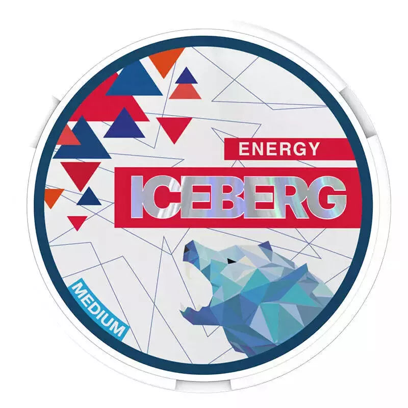 10x iCEBERG Nicopods Nicotine Pouches 22Flavours 13.8 mg Medium SNUS Pot Pack 20