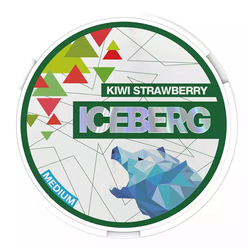 10x iCEBERG Nicopods Nicotine Pouches 22Flavours 13.8 mg Medium SNUS Pot Pack 20