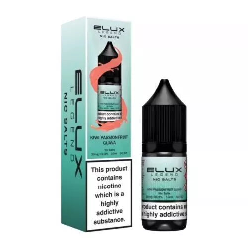 🔥 Elux Nic Salt E-Liquid Juice – 10mg / 20mg | 50VG/50PG | Premium Authentic Flavours for Refillable Vape Kits | UK Legal