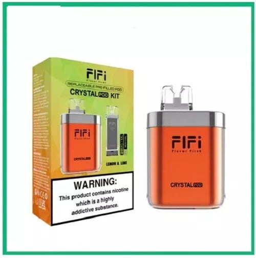🔋 FLFI Crystal Pro 600 Puff Vape – Rechargeable Pod Device | 500mAh Battery 💨