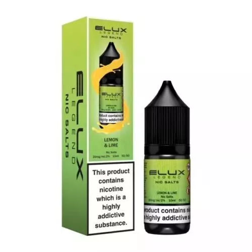 🔥 Elux Nic Salt E-Liquid Juice – 10mg / 20mg | 50VG/50PG | Premium Authentic Flavours for Refillable Vape Kits | UK Legal