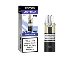 Lost Mary vaping device and packaging on a white background