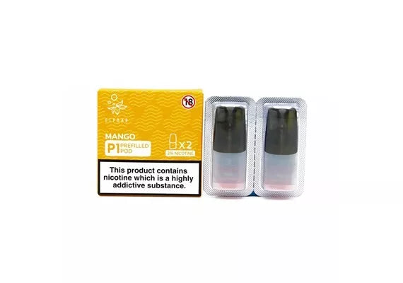 2x 100% Genuine Elf Bar Mate 500 P1 Pre-Filled Pods | 2% Nic Salt Vape E-Liquid | UK Seller
