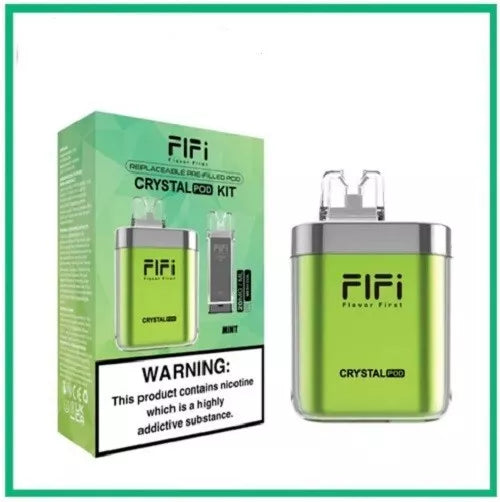 🔋 FLFI Crystal Pro 600 Puff Vape – Rechargeable Pod Device | 500mAh Battery 💨