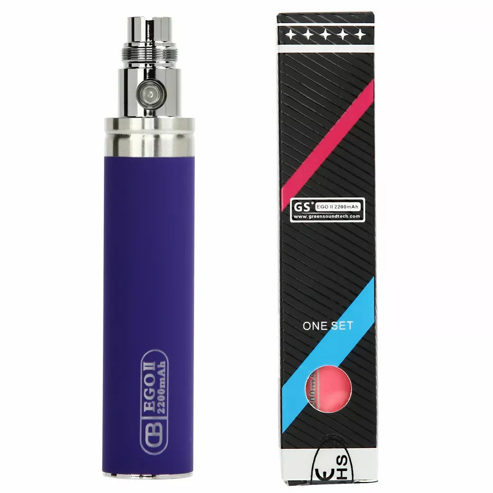 2x Packs of GS EGO II 2200mAh Batteries | All Colours Available | UK Seller | Fast Dispatch