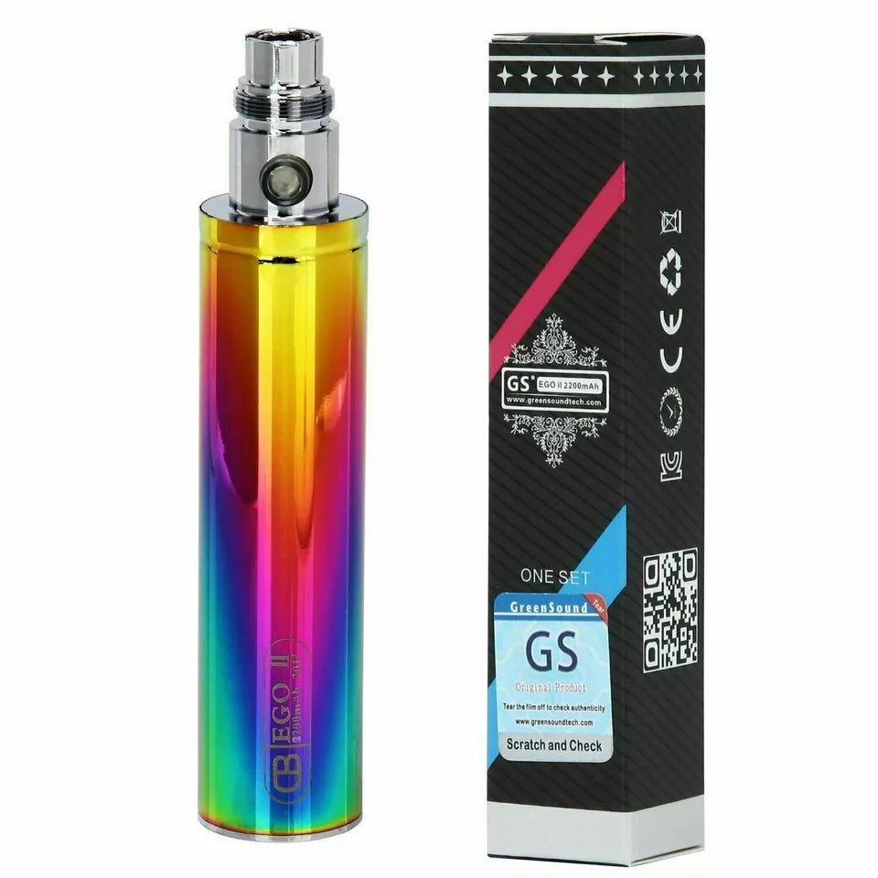 2x Packs of GS EGO II 2200mAh Batteries | All Colours Available | UK Seller | Fast Dispatch