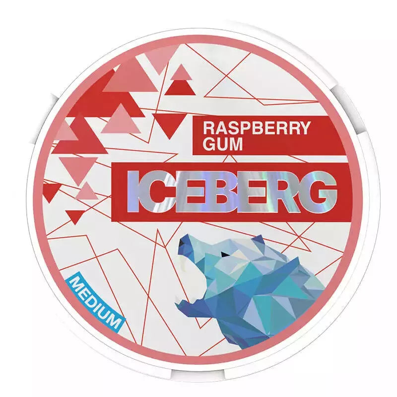 10x iCEBERG Nicopods Nicotine Pouches 22Flavours 13.8 mg Medium SNUS Pot Pack 20