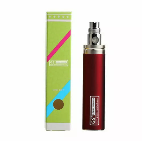 🔋 Genuine GreenSound GS EGO-III 3200mAh Battery – Full Pack of 9 Vibrant Colours | High-Capacity Vape Power!