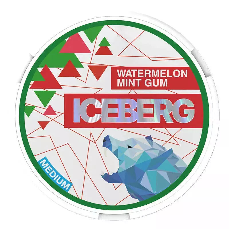 10x iCEBERG Nicopods Nicotine Pouches 22Flavours 13.8 mg Medium SNUS Pot Pack 20