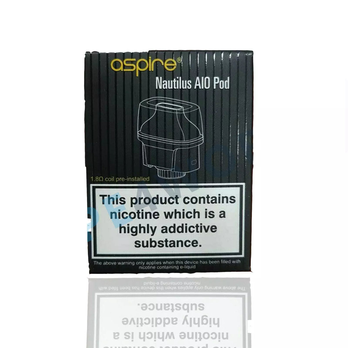 100% Genuine Aspire Nautilus AIO Replacement Head POD 1.8-Ω Pre-installed Coil