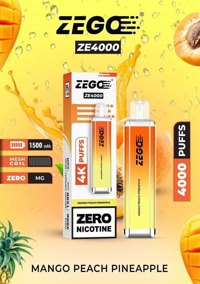 ZEGO ZE 4000 MANGO PEACH PINEAPPLE