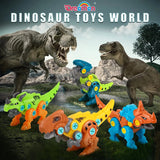 DIY Dinosaur Toy Set with Drill – Fun & Educational STEM Toy for Kids