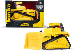 Tonka Steel Classics Titan Dump Truck – Heavy Duty Construction Toy with Working Dump Bed for Kids