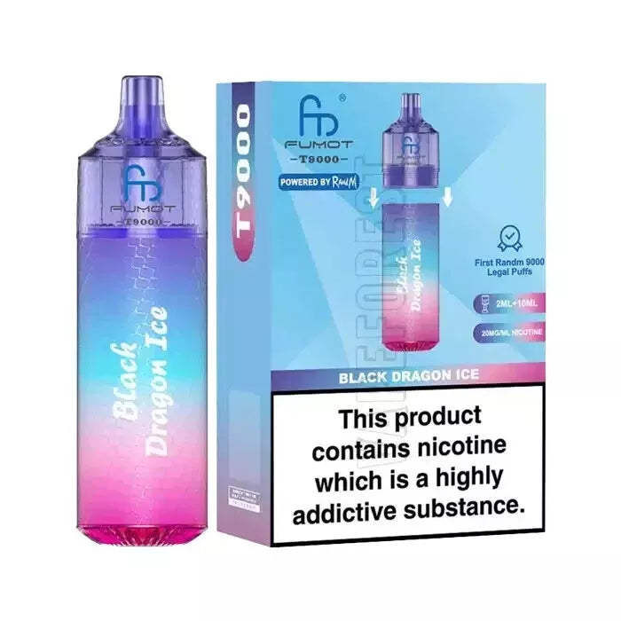 Fumot Randm T9000 LED Indicator – Battery & Puff Displ