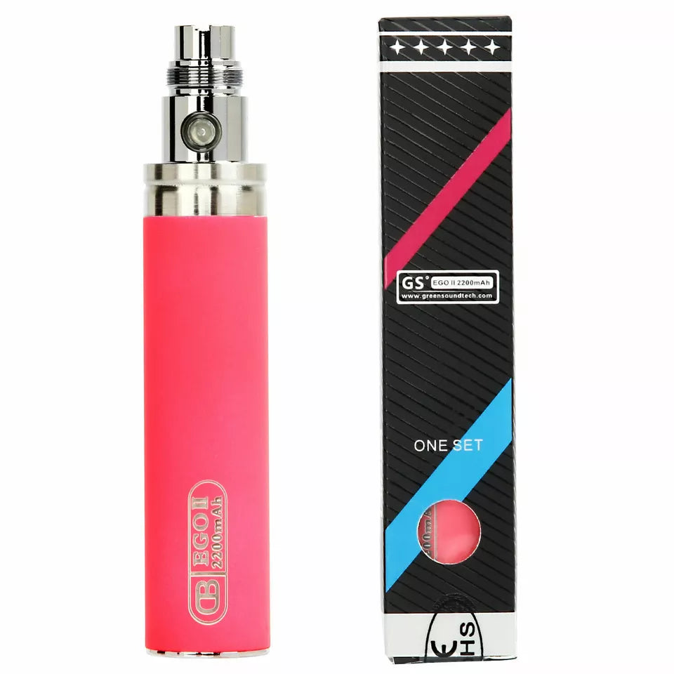 2x GS EGO II 2200mAh Vape Batteries 2 Pack