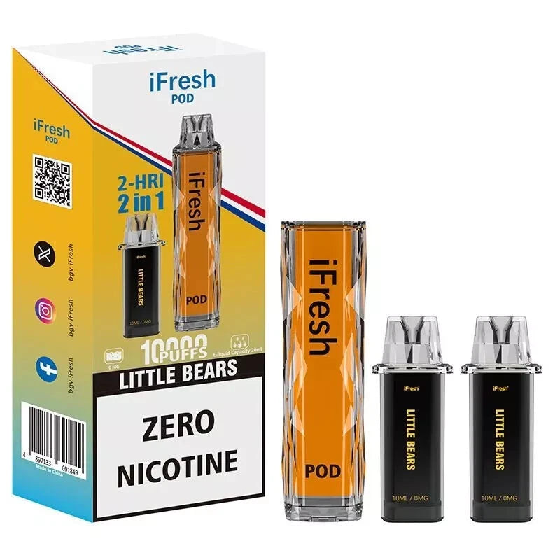 iFresh vape pod packaging with two pods on a white background
