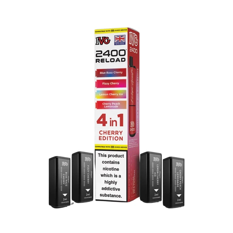IVG 2400 Refill Pods for Smooth MTL Vaping