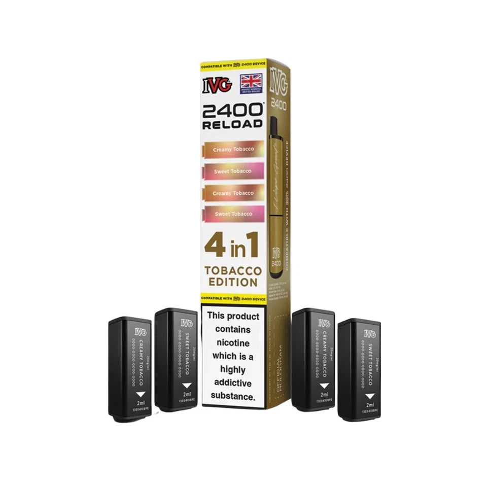 IVG 2400 Refill Pods – best pod system for flavour in UK