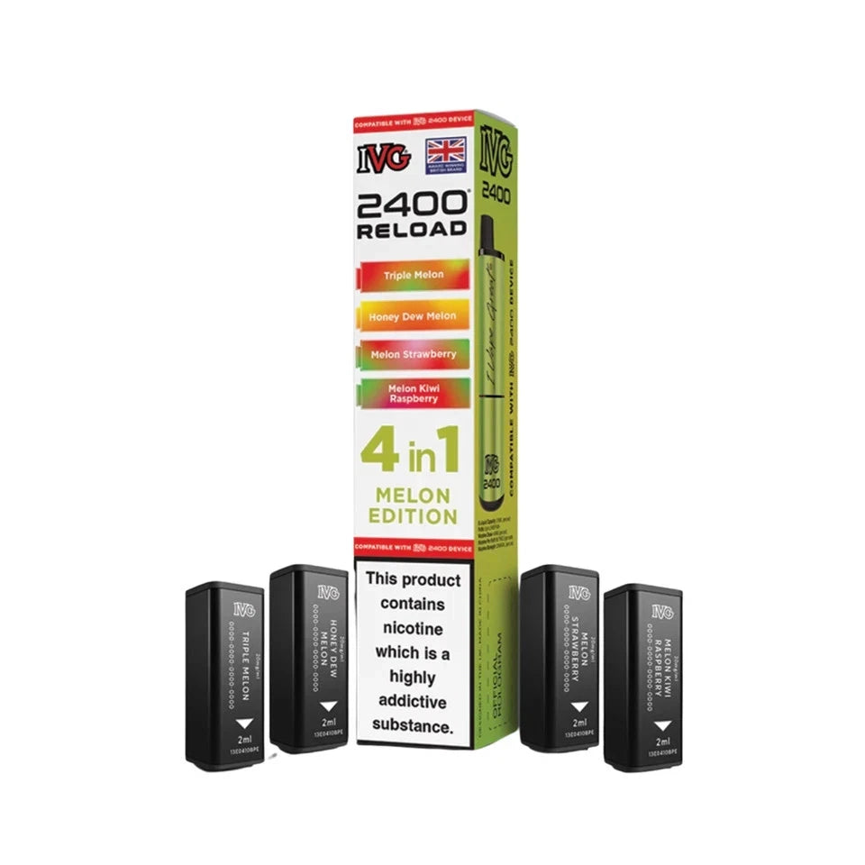 IVG 2400 Refill Pods for best pod system flavour performance