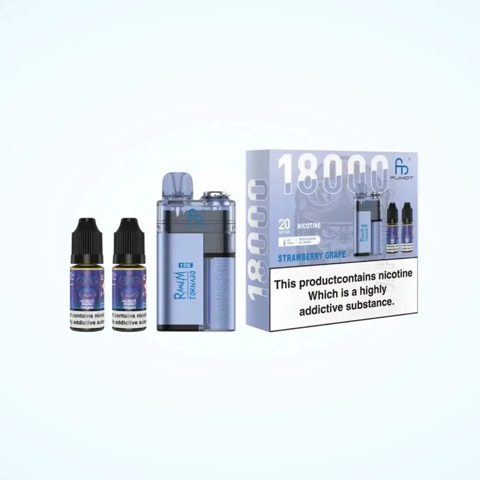Best pod system for flavor – RandM Fumot Tornado 18000 vape kit UK 2