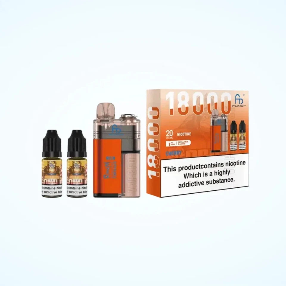 RandM Fumot Tornado 18000 – best pod system UK with replaceable design.
