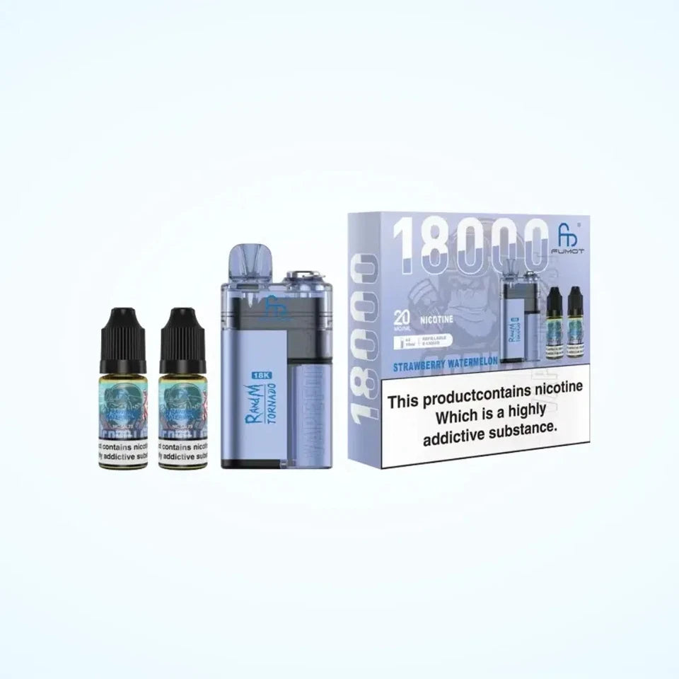 RandM Fumot Tornado 18000 – UK fast shipping and TPD-compliant vape kit.