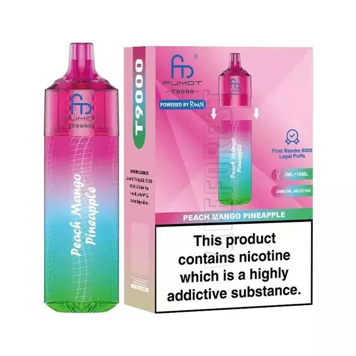 Randm T9000 9000 Puffs Packaging – Authentic UK Stock