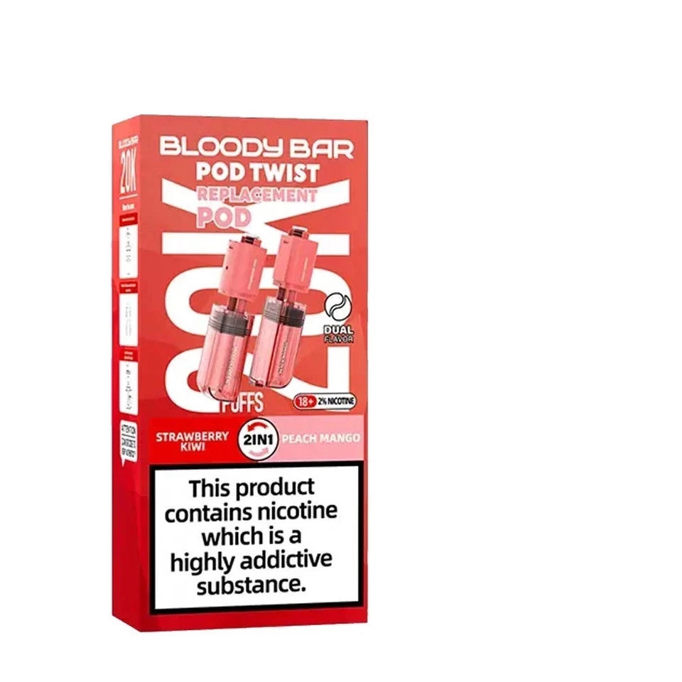 Bloody Bar Ultra Twist 20k Refill Pods | Bloody Bar 20000 Puffs Replaceable | UK