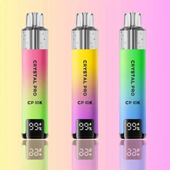 Crystal Pro CP 10K Vape Kit – 10,000 Puffs | 20mg Nic Salt | Refillable & Rechargeable Pod Device