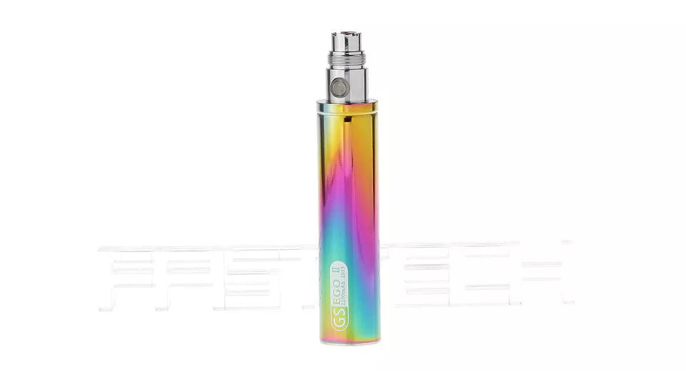 🌈 GS EGO II 2200mAh Battery (Rainbow) – 100% Authentic eCig Power | Scratch Code ✅