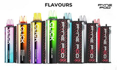PYNE Pod Click 50K 50000 Puffs Vape Kit Rechargeable, Reusable & Prefilled Pods