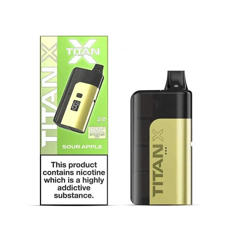 ⚡ Titan X Prefilled Pod Vape Kit – 10,000 Puffs ⚡ 🔥 Powerful • Refillable • Legal in UK 🔥 🔋 Rechargeable | 🧃 20mg Nic Salt | ♻️ Replaceable Pods | ✅ TPD Compliant