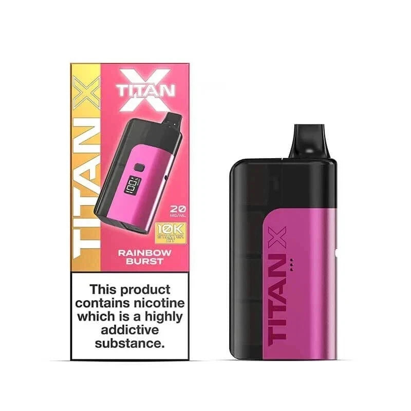 ⚡ Titan X Prefilled Pod Vape Kit – 10,000 Puffs ⚡ 🔥 Powerful • Refillable • Legal in UK 🔥 🔋 Rechargeable | 🧃 20mg Nic Salt | ♻️ Replaceable Pods | ✅ TPD Compliant